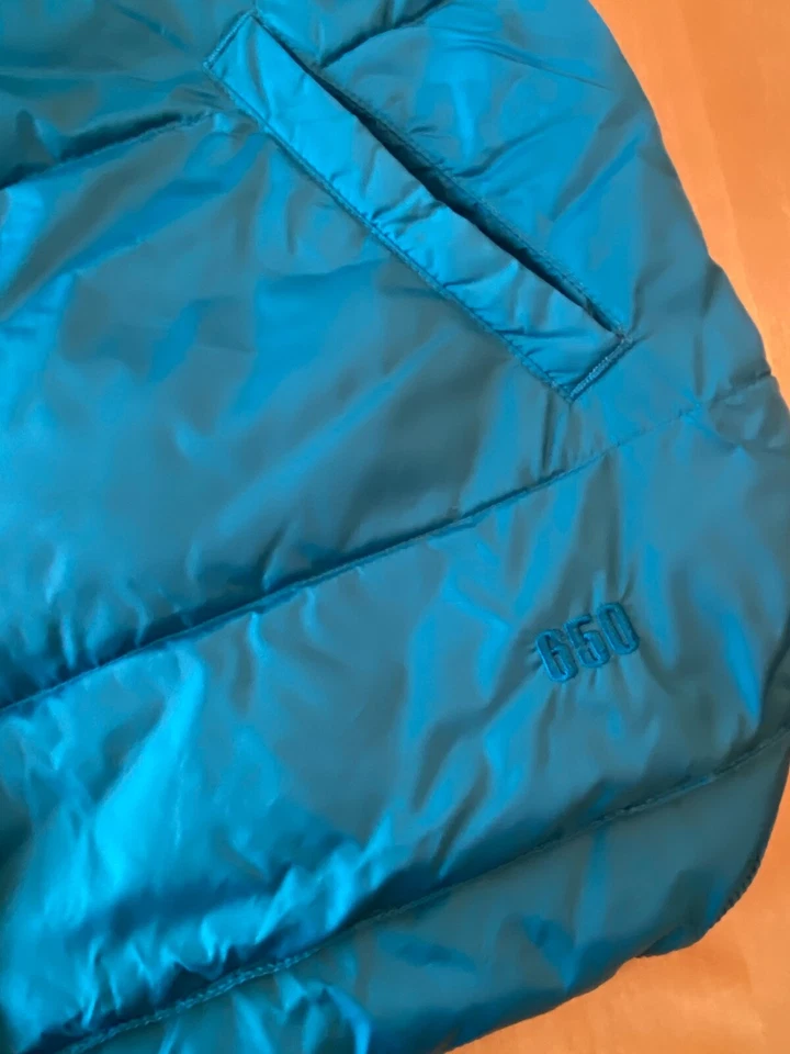 CABELA TEAL PREMIER NORTHERN GOOSE DOWN VEST WOMENS L - Image 2 of 4