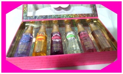 VICTORIA'S SECRET BODY Fragrance MIST GIFT SET of 6 in GIFT BOX