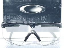 NEW Oakley SI M FRAME 2.0 Matte Black Frame Clear Lens Sunglass 9047-01