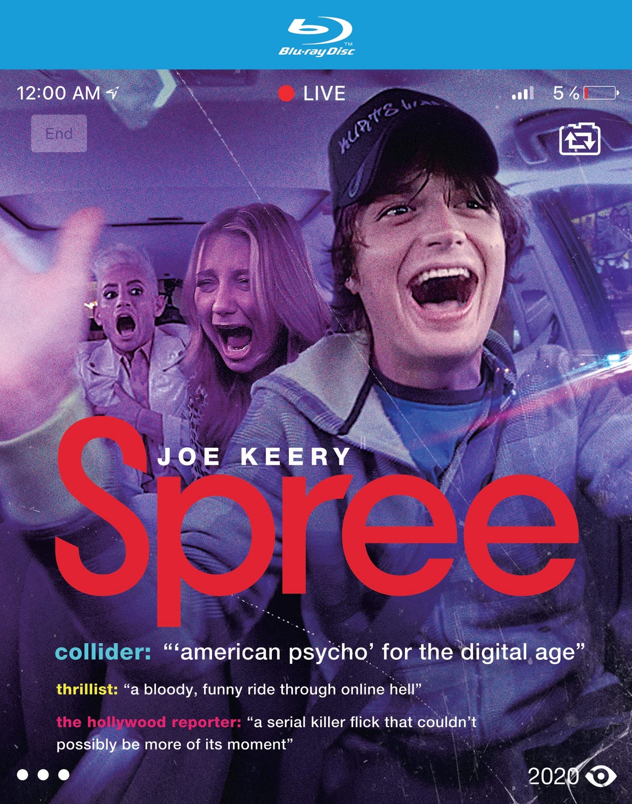 Spree (Blu-ray) Joe Keery Sasheer Zamata Mischa Barton John Deluca Kyle Mooney