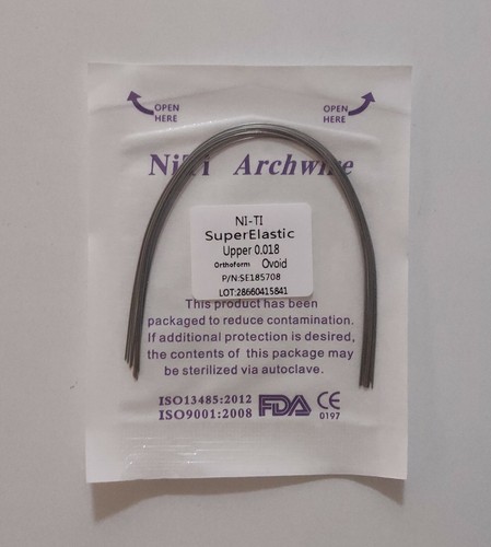 10Packs Dental Super Elastic NITI Arch Wires Orthodontic Round Wire Ovoid arcs - Picture 15 of 18