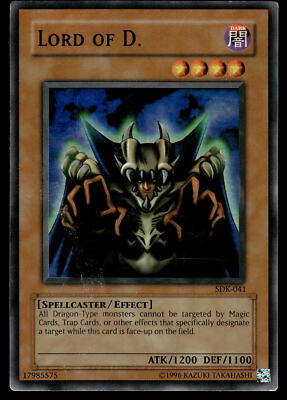 lord of d yugioh card value Lord of D. HP SDK-041 Starter Deck: Kaiba Yugioh Card