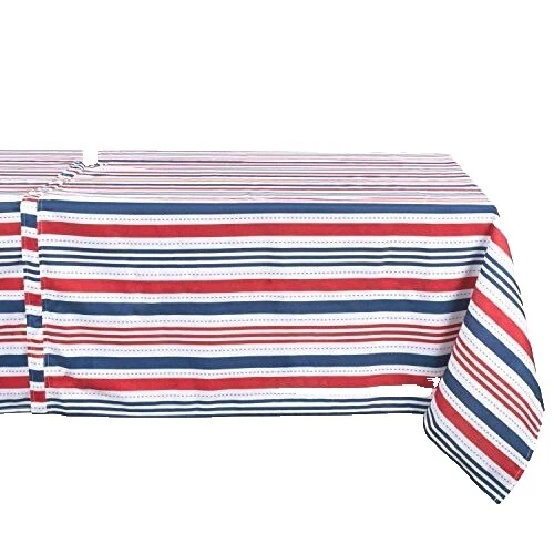 100% Poliéster Manteles a rayas