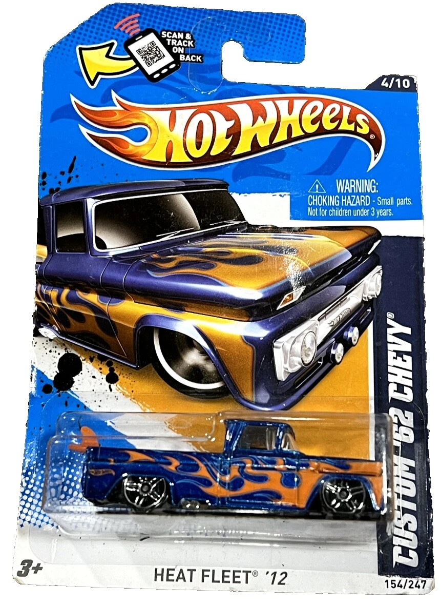 Hot Wheels Heat Fleet Chevrolet Caminhões de Coleta de brinquedo e de metal fundido