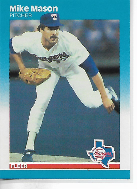 1987 Fleer Mike Mason Card