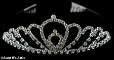 Tiara Metal  Rhinestone Silver Princess/Queen Or Debutante Costume Headpiece