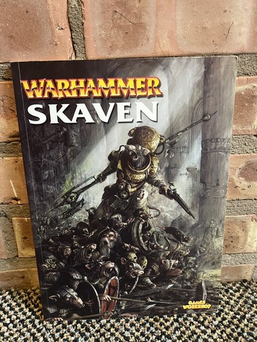 Games Workshop 2002 Warhammer Armies SKAVEN Supplement Book TPB UNREAD /CODEX NR