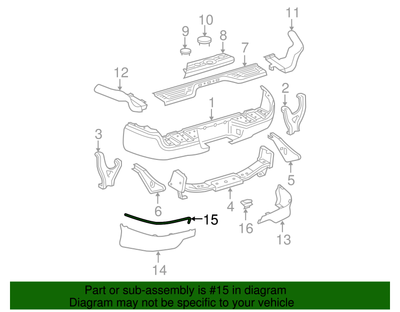 Toyota 7687204010 Genuine OEM Rear Spoiler Protector for sale  