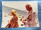 large Johnny Hallyday And Sylvie Vartan 18 x 24 cm SUP film photograph
