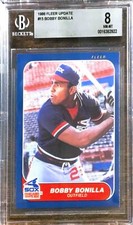 1986 Fleer Update #15 Bobby Bonilla BGS 8 NM-MT