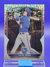 Gavin Cross 2023 Bowman Chrome Speckle Refractor SP 77/299 🔥 Royals