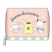 Sanrio Characters Mini Wallet Card & Coin Case Cinnamoroll Pochacco New Japan