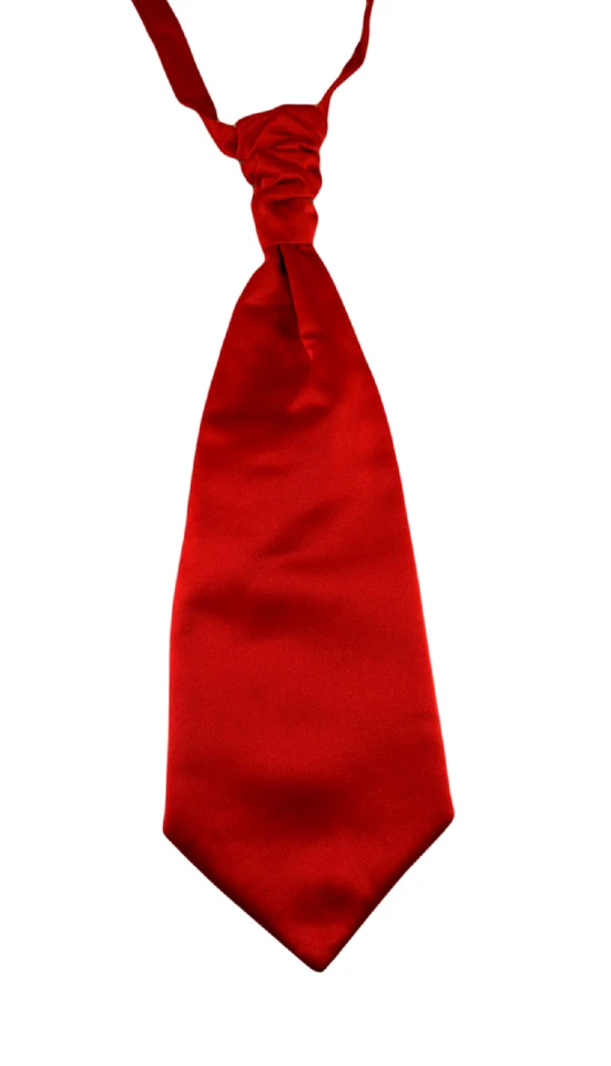 Corbata de boda clásica de corbata extra ancha con nudo de ruche fruncido para hombre Foto 2 de 4