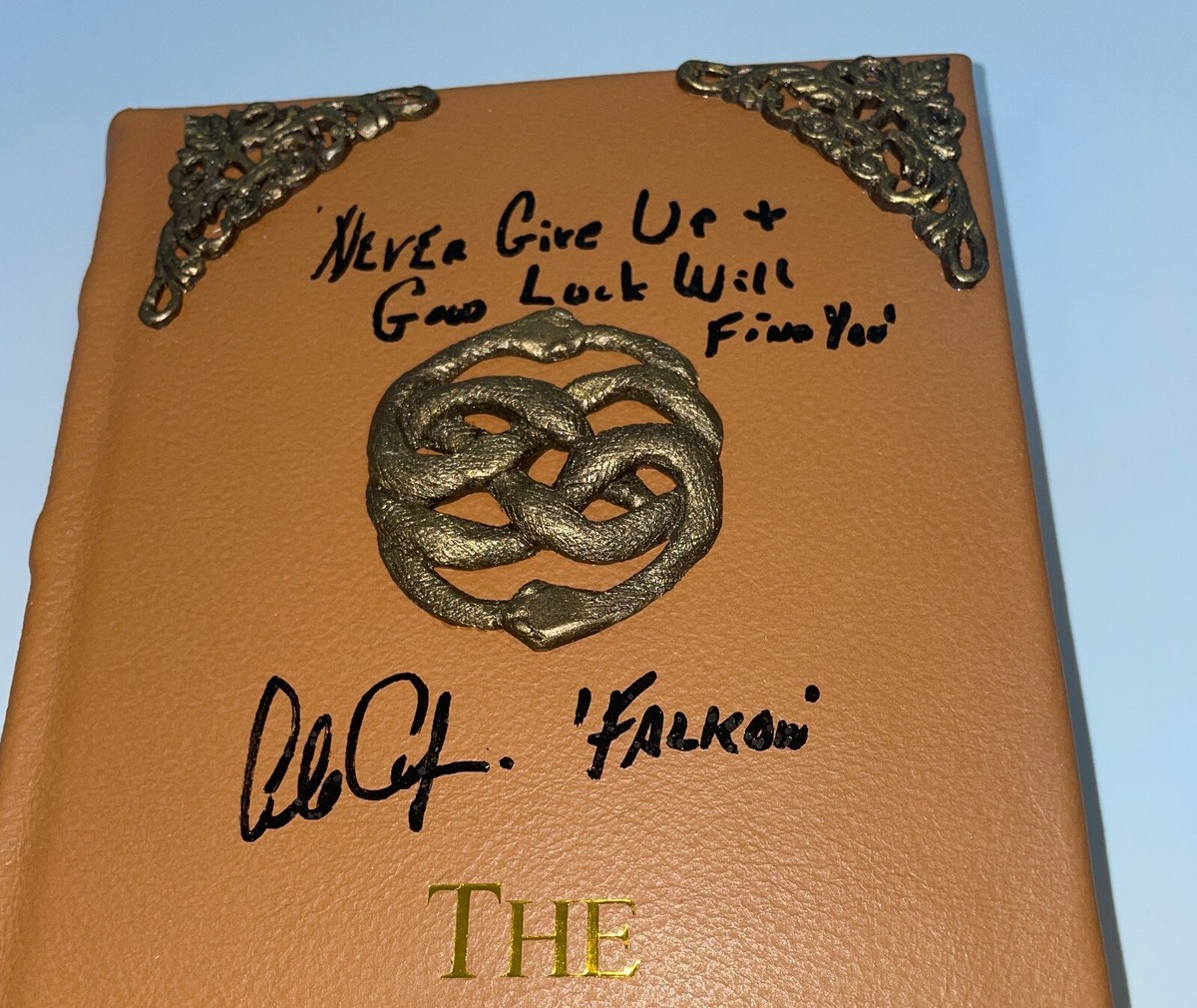 アダムランバート　サイン　アートブック ALAN OPPENHEIMER Hand Signed THE NEVERENDING STORY BOOK Autograph