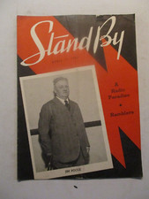 STAND BY MAGAZINE APRIL 1937 JIM POOLE RAMBLERS VINTAGE WLS CHICAGO RADIO