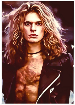DAVID LEE ROTH * Custom ACEO * Fun Novelty * MUSIC ARTIST * Art Card * ATC