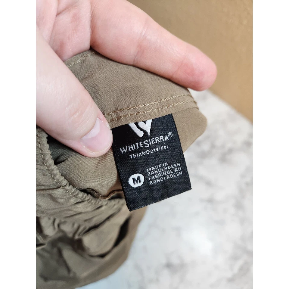 Pantalones convertibles Sierra blancos para mujer cómodos tiro alto talla M nuevos con etiquetas Foto 3 de 4