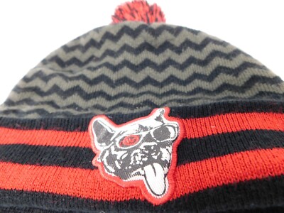 Target Store Beanie Hat Pom Cuff Beanie Winter Ski OSFM Dog Red