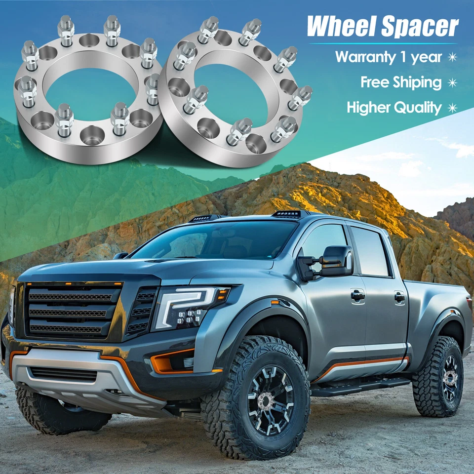 4 piezas espaciadores de rueda 1,5" 8x170 14x1,5 para Ford F-250 F-350 Super Duty Excursion Foto 2 de 4