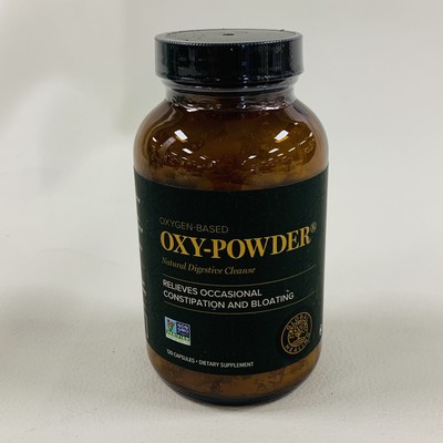 Oxy Powder Colon Cleanse & Natural Detox Pills For Constipation Relief - 120 Cap