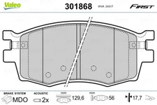 Valeo 301868 brake pad set, disc brake for Hyundai, Kia