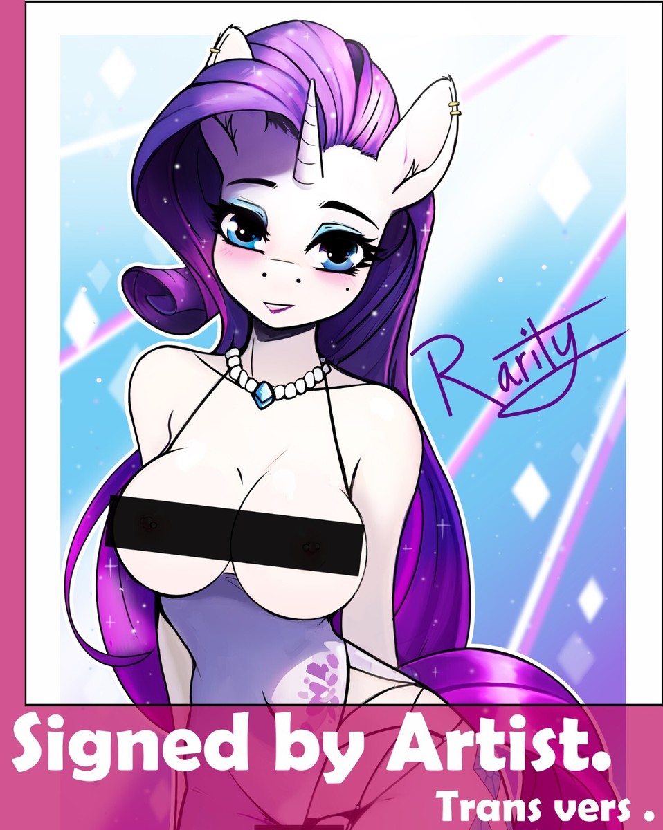 ADULT Rarity TS MLP Inspired 11x17 Furry Pony Art Print Artist Signed  Kemono | eBay