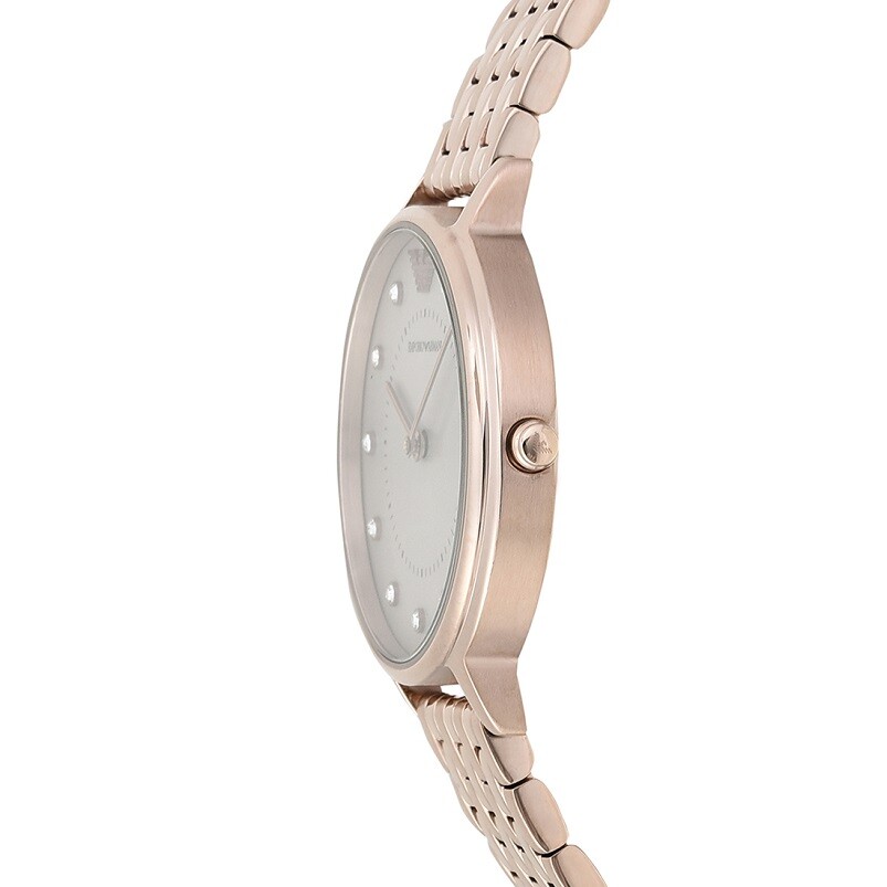 Emporio Armani Kappa AR11062 Ladies Watch With Rose Gold Dial Emporio Armani Dress Quartz Rose Gold Dial Rose Gold Steel  main image 4