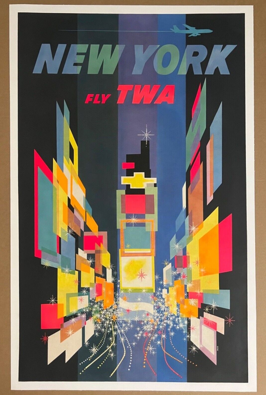 FLY TWA NEW YORK  壁掛けアート