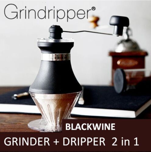BLACKWINE GRINDRIPPER 2 in 1 Hand Coffee Grinder + Dripper Easy & Simple Outdoor - Picture 1 of 13
