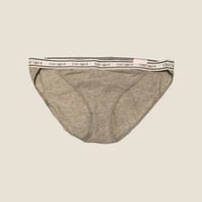 Lane Bryant Cacique Cotton Bikini Panty Wide Waistband Gray sz 22/24 5756