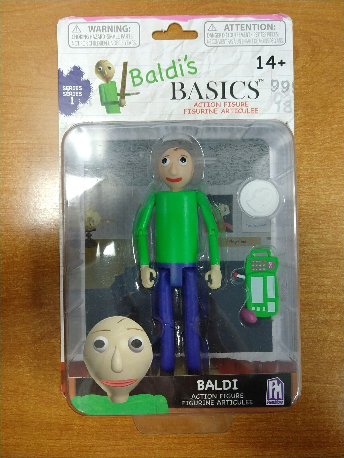 Baldi's Basics 5 Action Figure - Baldi - Brand New 812241033460