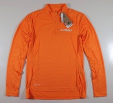 ADIDAS TERREX MULTI HIKING HALF ZIP LONG SLEEVE TOP ORANGE HG6707 WOMEN S M XL
