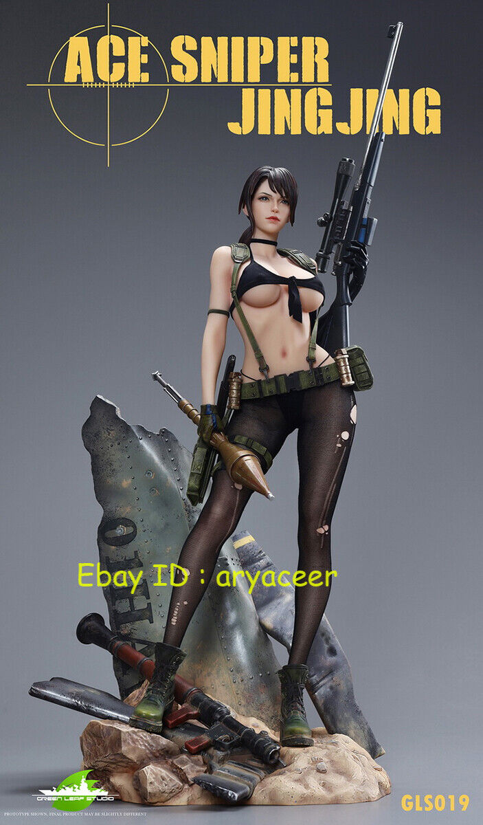 Green Leaf Studio 1/4 Ace Sniper Jing Jing Limited Statue Figure Model In Stock