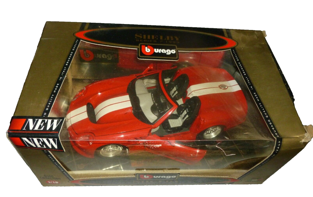 1/18 SHELBY SERIES 1 BURAGO GOLD COLLECTION NEW CAR MODEL