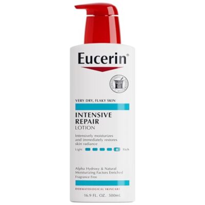 Eucerin Intensive Repair Body Lotion for Dry Skin with Alpha Hydroxy, Body 