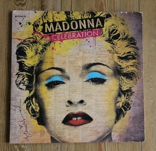 MADONNA CELEBRATION 2009 RARE 4 VINYL LP RECORD SET FIRST PRINT