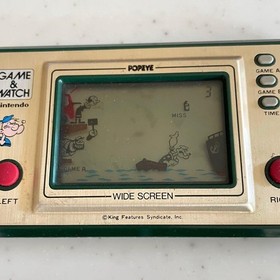 Nintendo Game & Watch Showa Retro Game Console set of 3 Popeye chef Japan