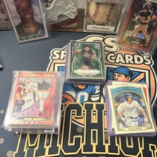 Three Stacks One Is Patch Cards Two Is Numbered Cards And Three Autographed Card Three Stacks One Is Patch Cards Two Is Numbered Cards And Three Autographed Card