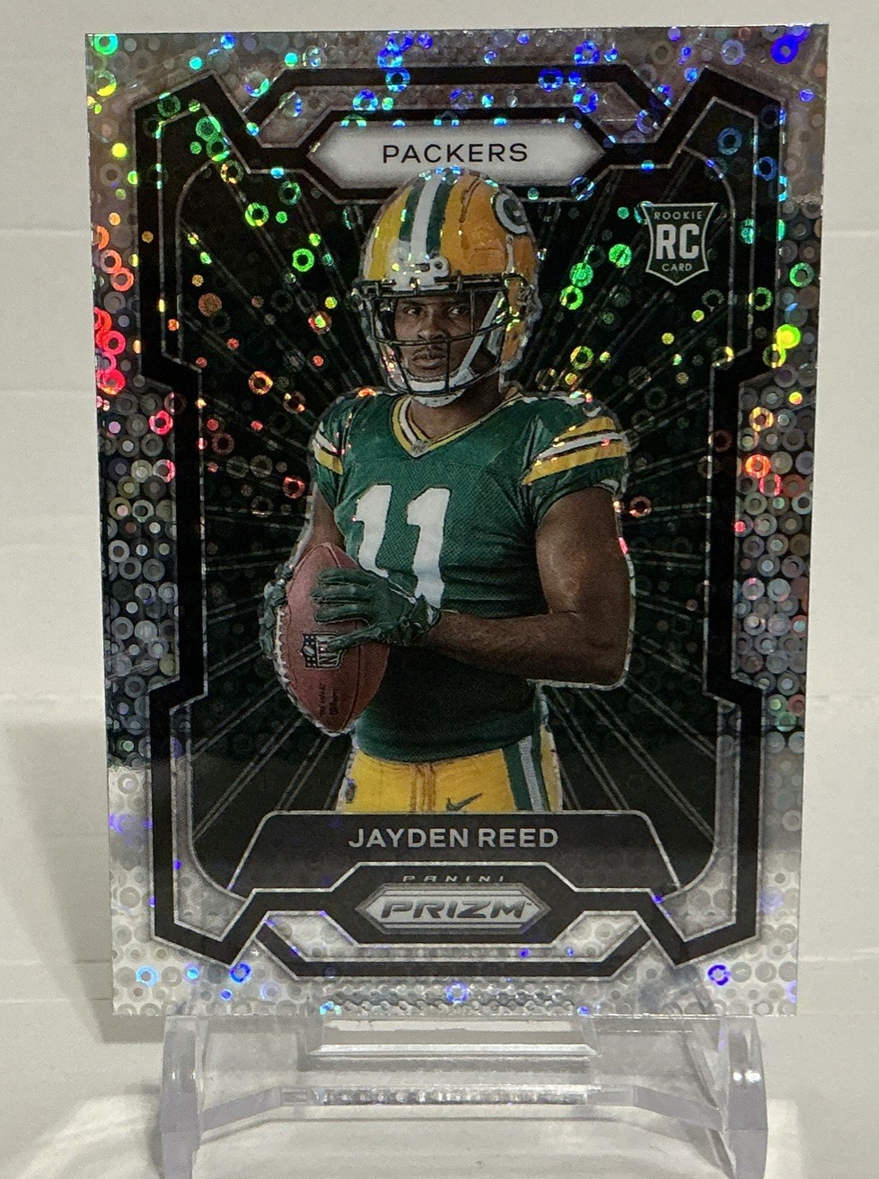 Jayden Reed (RC) - 2023 Panini Prizm Variation No Huddle Disco Rookie #332