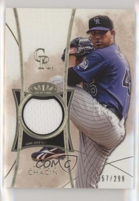 2014 Topps Tier One Tier One Relics 57/299 Jhoulys Chacin #TOR-JCH gh4