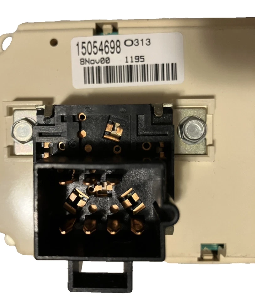 GMC Sierra Chevy Silverado 1999-2002 control de clima aire acondicionado calefacción Tahoe Suburban fabricante de equipos originales Foto 4 de 4