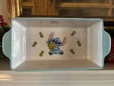 Rae Dunn Disney STITCH ‘Aloha From Stitch’ Baking Dish Loaf Pan Brand New!
