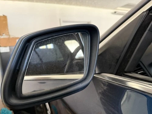 2011 - 2013 BMW 528i 535i F10 Left Driver Door View Mirror Glass Blue OEM
