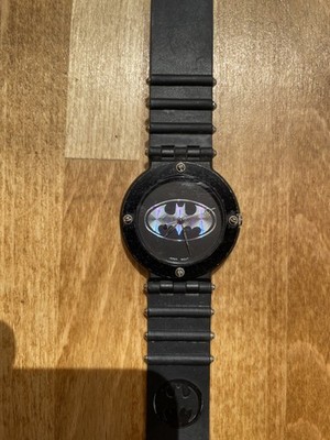 Vintage 1989 Batman DC Comics Wristwatch Quintel V102 Japan