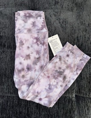 Lululemon Align 25'' High-Rise Lavender Daisy Size 6
