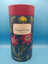 Cavallini  Co "Herbarium" 1000 Piece Jigsaw Puzzle Vintage Flowers - Botanical