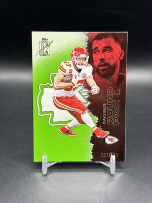 JERSEY NUMBER MATCH! #87/175 Travis Kelce 2025 Topps Signature Class Lime Green