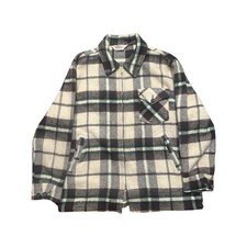 Vintage Woolrich Wool Plaid Zip Jacket w/ Talon Zipper Large
