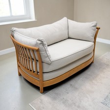 Ercol Renaissance Low Back Sofa 2 Seater Light Finish #1069/2 FREE UK Delivery*