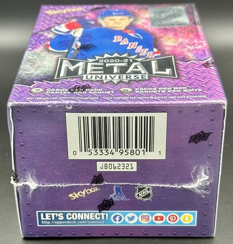 2020-21 Upper Deck NHL Skybox Metal Universe Hockey BLASTER Caja Sellada - Imagen 6 de 6